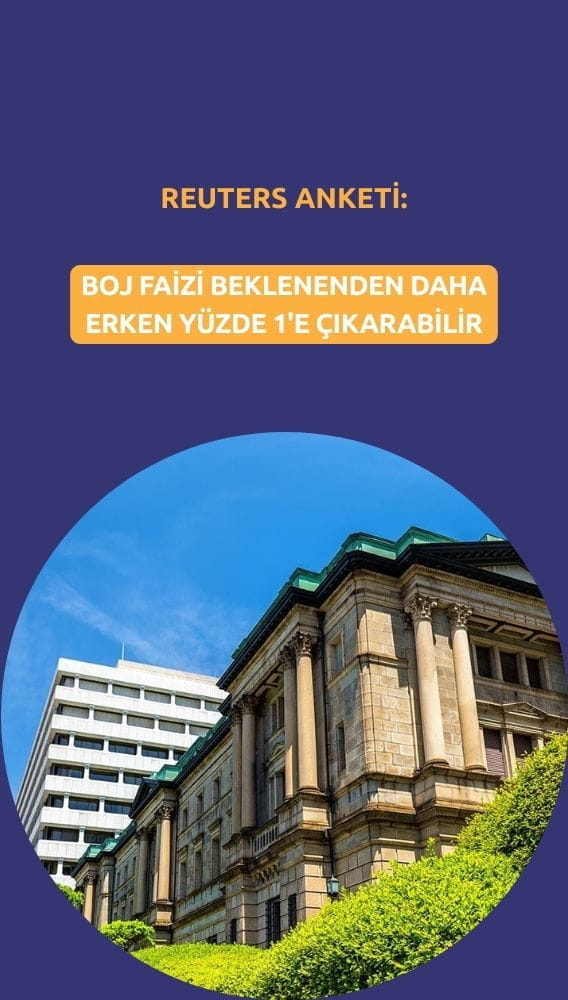 BOJ faizi beklenenden daha erken yüzde 1'e çıkarabilir