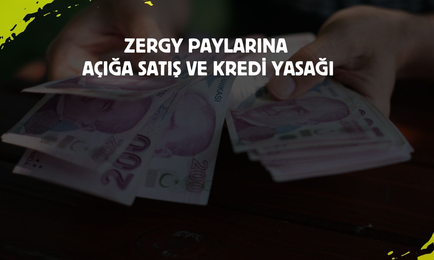 Borsa İstanbul’dan ZERGY hisselerine tedbir