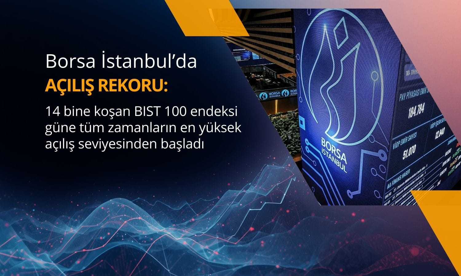 Borsadan rekor açılış: 14 bin puana ramak kaldı