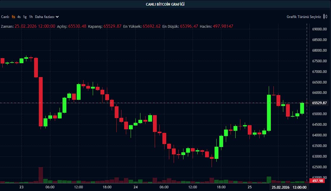 BTC fiyat grafiği BTC fiyat grafiği