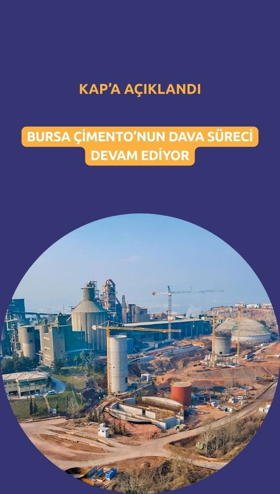 Bursa Çimento'dan (BUCIM) GSM dava süreci bilgilendirmesi
