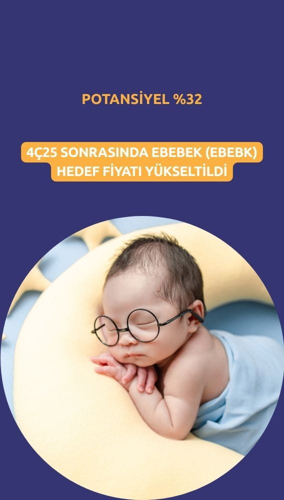 Ebebek (EBEBK) hedef fiyatı yükseldi: Potansiyel yüzde 32