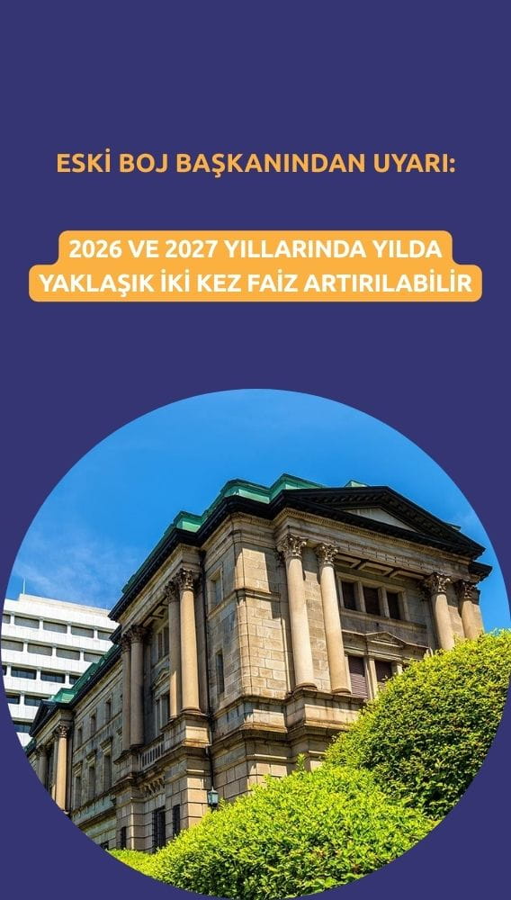 Eski BOJ başkanından faiz artışı ve sıkı maliye politikası çağrısı