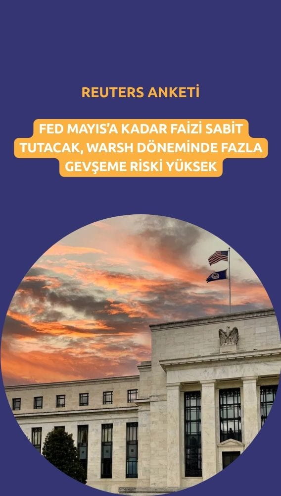 Reuters anketi: Fed beklemede, Warsh politikası tartışmalı