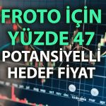 FROTO’ya güven arttı: Hedef fiyat 170 TL’ye çıktı