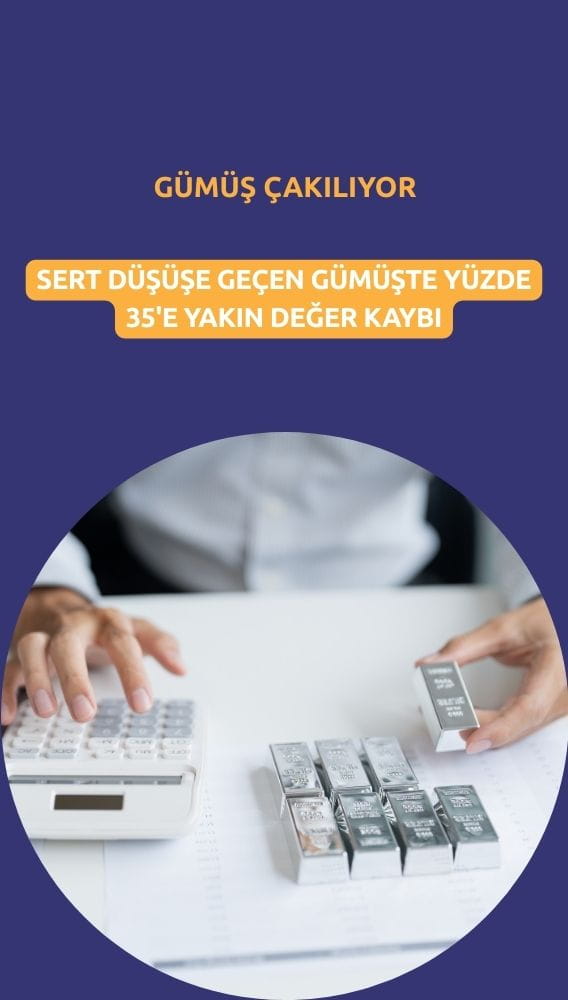 Gümüş düşüş iyice sertleşti: Yüzde 35'e yakın kayıp