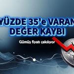Gümüş düşüş iyice sertleşti: Yüzde 35’e yakın kayıp