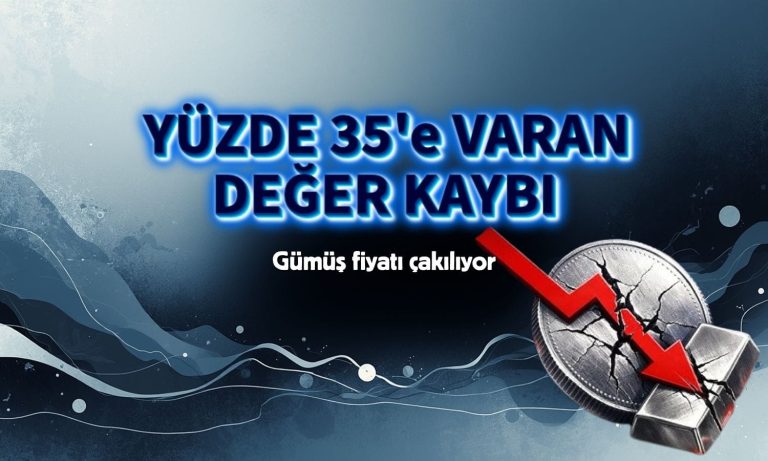 Gümüş düşüş iyice sertleşti: Yüzde 35'e yakın kayıp