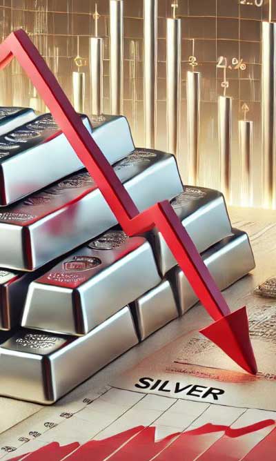 Gümüşte toparlanma çok sürmedi: Fiyatta sert düşüş