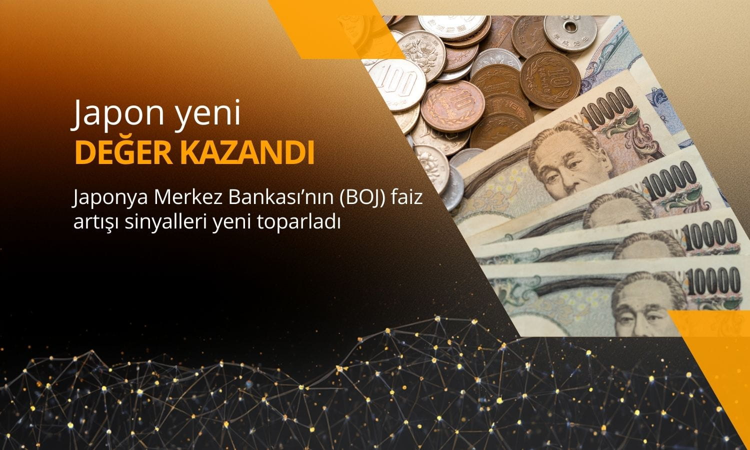 Japon yeni, BOJ’un faiz artışı sinyaliyle değer kazandı