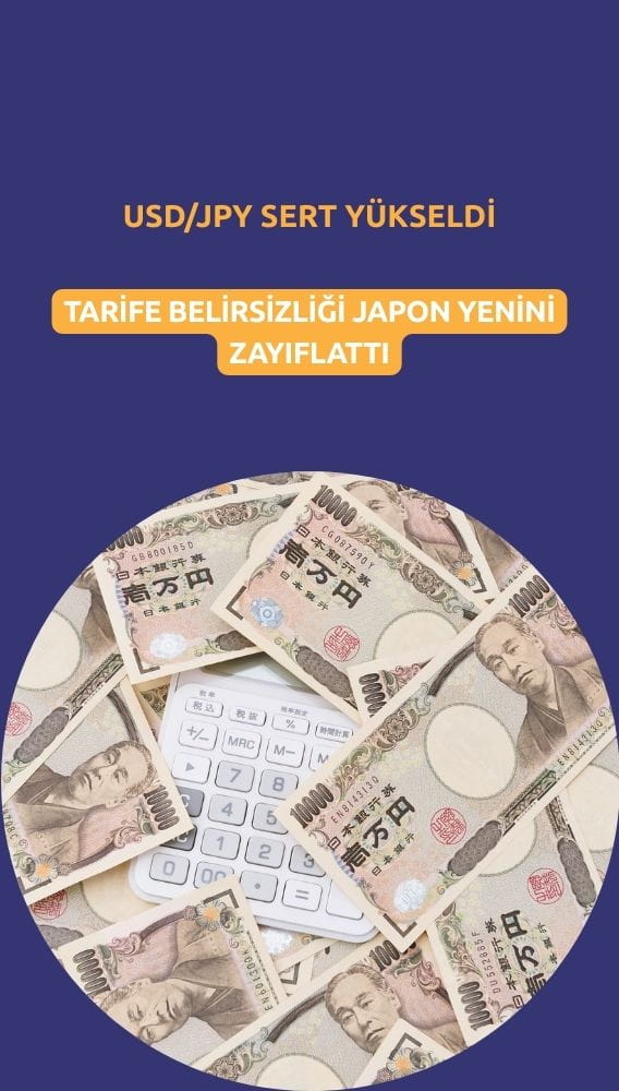 Japon yeni tarife belirsizliği ile zayıfladı