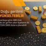 Natixis: Orta Doğu gerilimi altın fiyatlarını yüzde 15 yükseltebilir