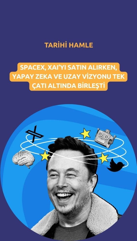 SpaceX, xAI'yı satın aldı: Musk'tan tarihi bir hamle geldi