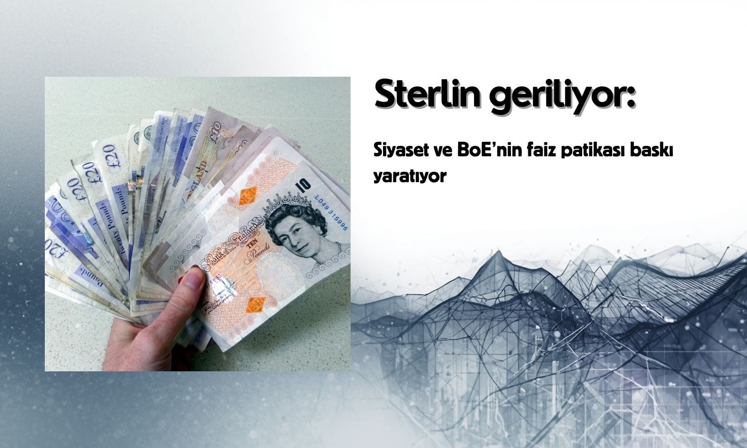 Sterlin geriledi: Siyaset ve BoE faiz patikası baskı yapıyor