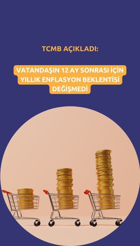 TCMB açıkladı: Vatandaşın enflasyon beklentisi değişmedi