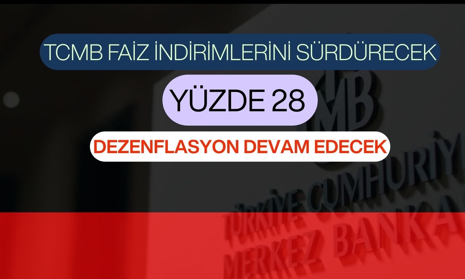 TCMB politika faizi yıl sonunda yüzde 28’e iner mi?