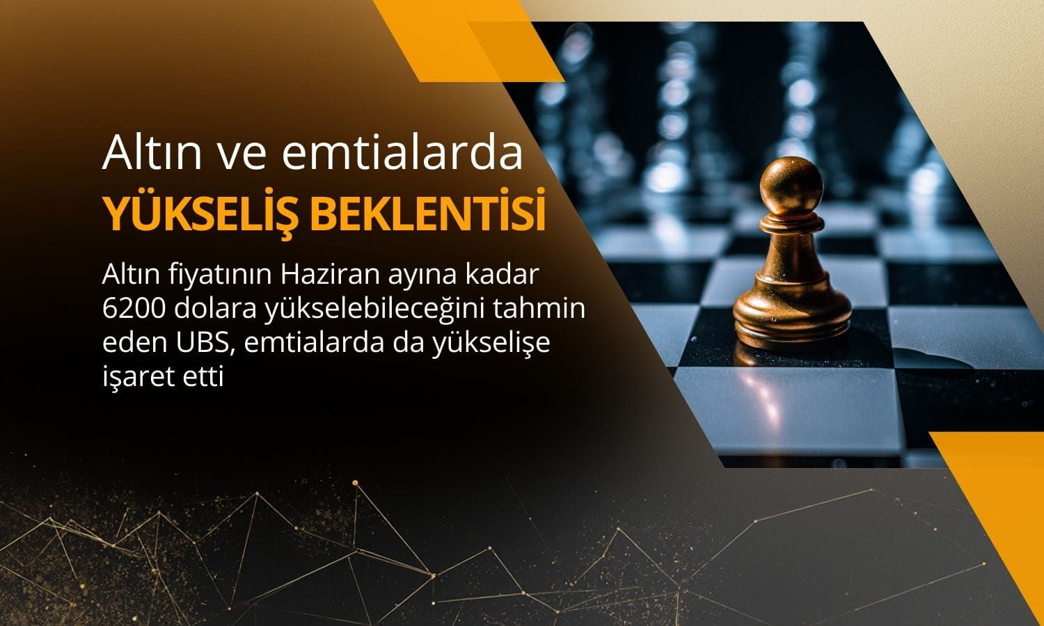 UBS: Altın Haziran’a kadar 6200 dolara çıkabilir