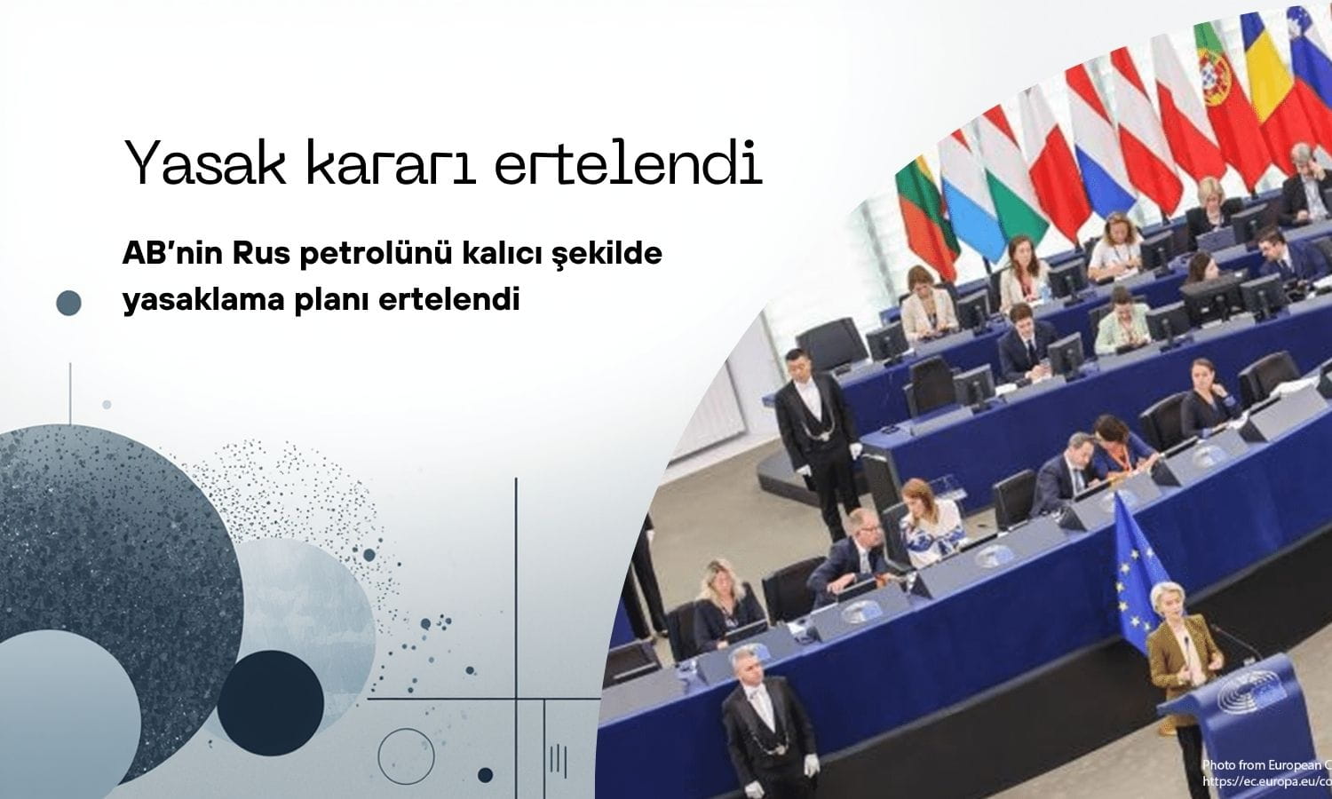 AB, Rus petrolünü kalıcı yasaklama planını erteledi