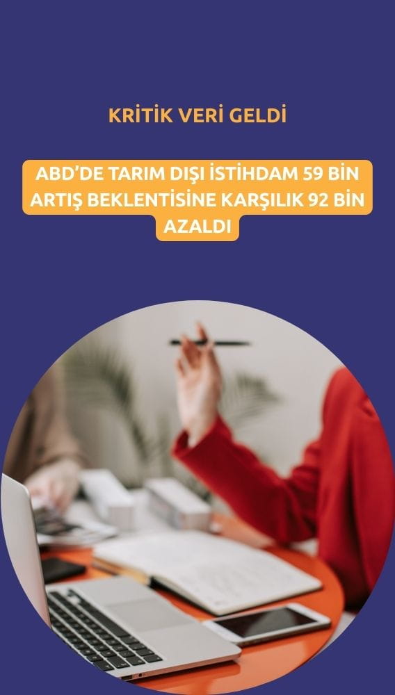 ABD'de tarım dışı istihdam 92 bin azaldı, işsizlik yüzde 4,4