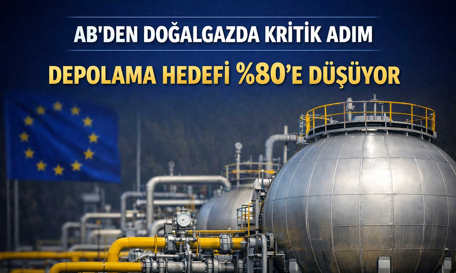 AB’den doğal gazda kritik hamle: Depolama hedefi düşüyor