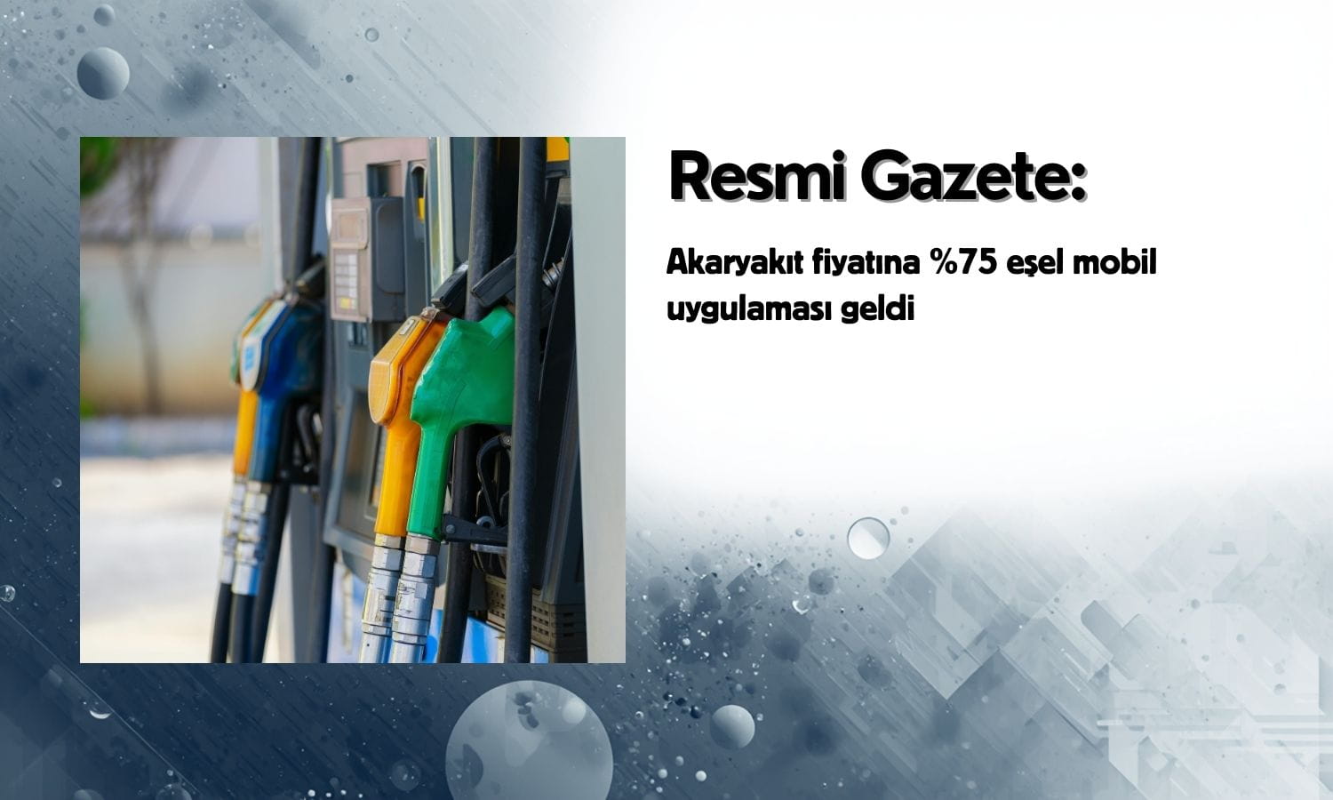 Akaryakıt fiyatına yüzde 75 eşel mobil uygulaması geldi