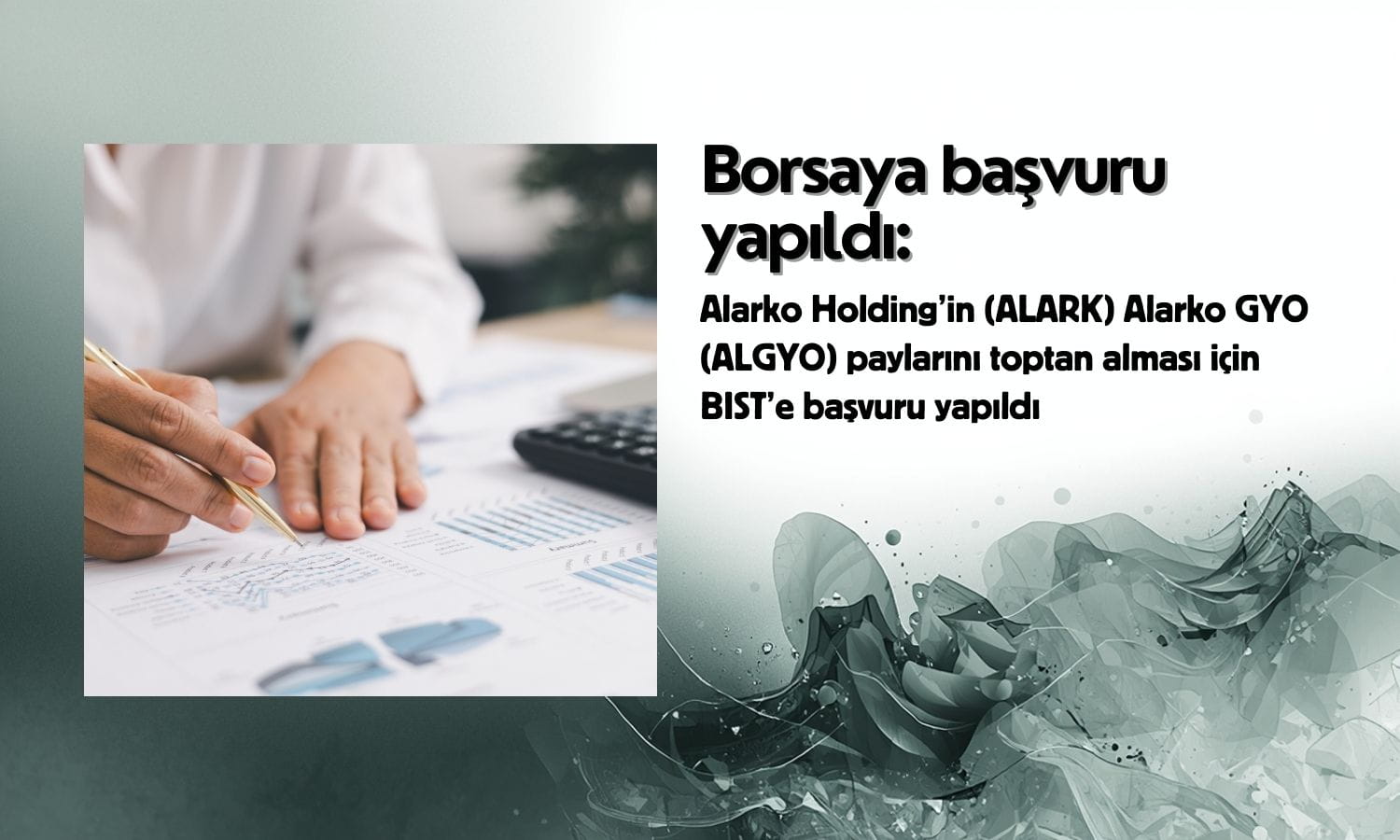 Alarko GYO (ALGYO) için toptan alış satış bildirimi yapıldı