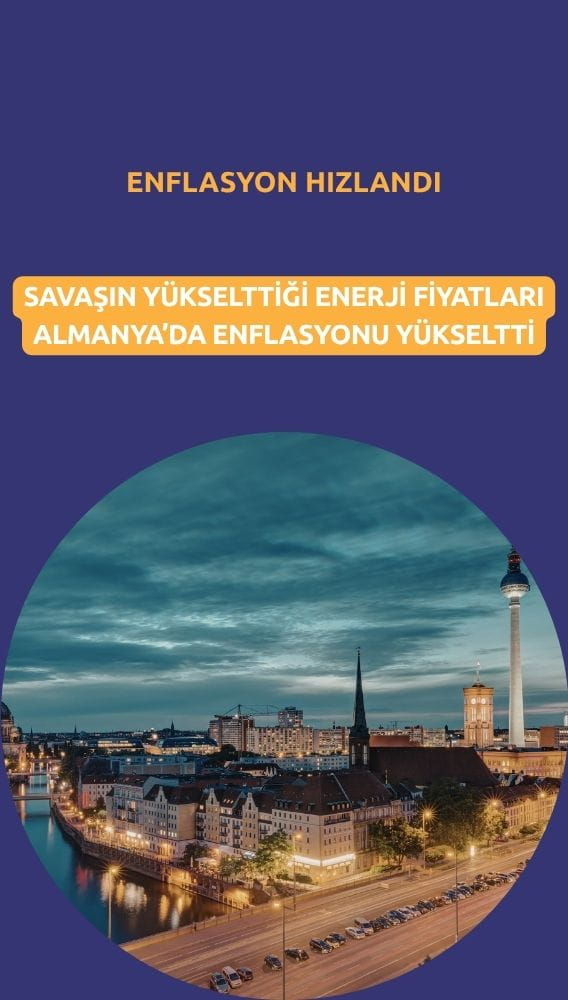 Almanya'da enflasyon Mart'ta enerji fiyatlarıyla hızlandı
