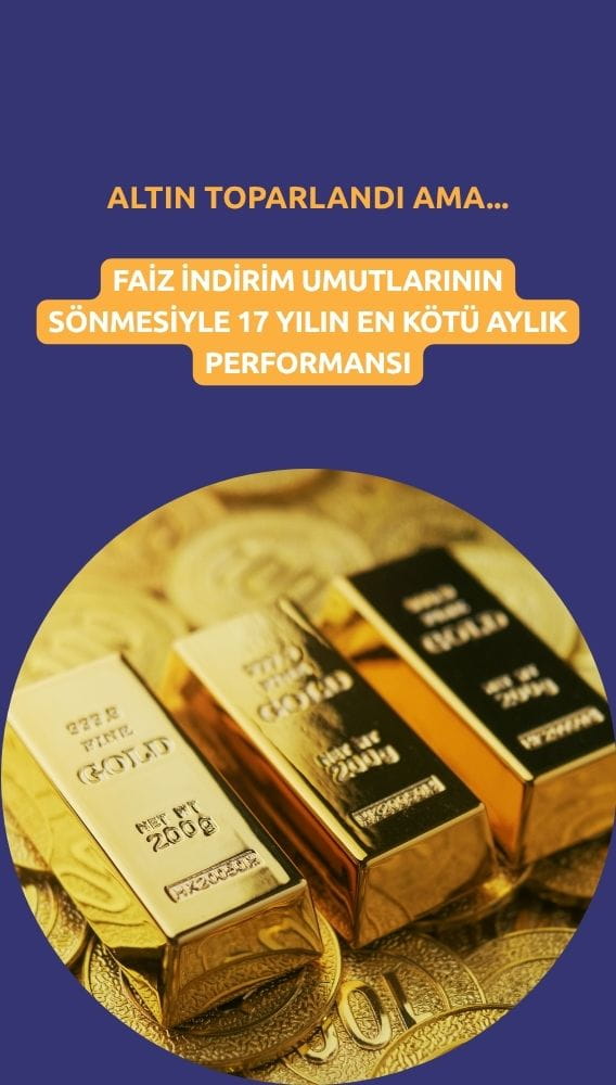 Altın 17 yılın en kötü performansını sergilemeye hazırlanıyor
