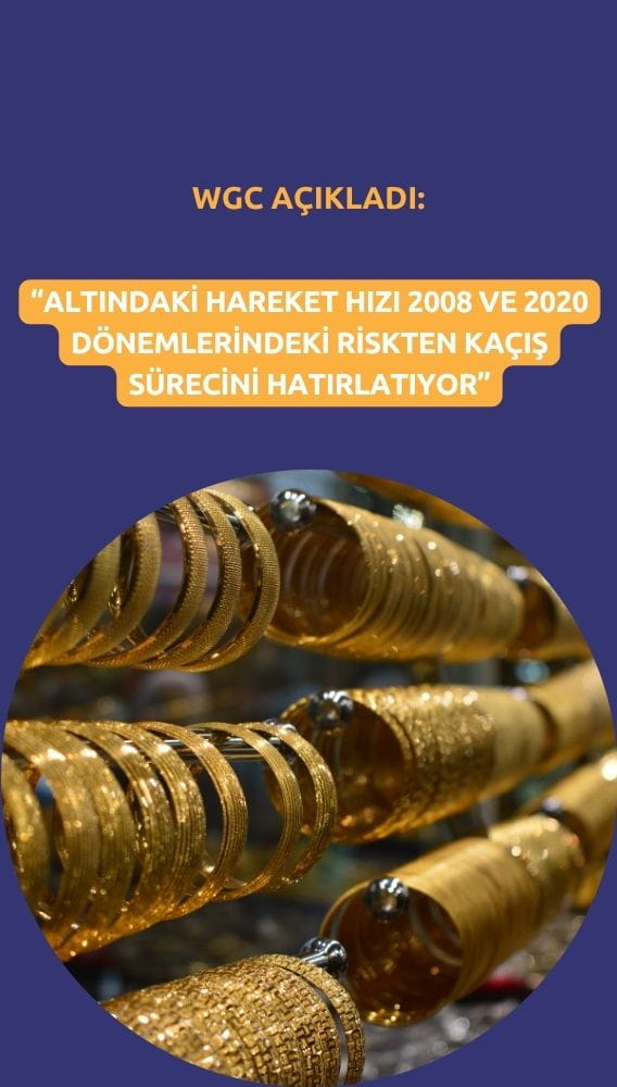 Altındaki sert düşüş 2008 ve 2020 krizlerini hatırlatıyor