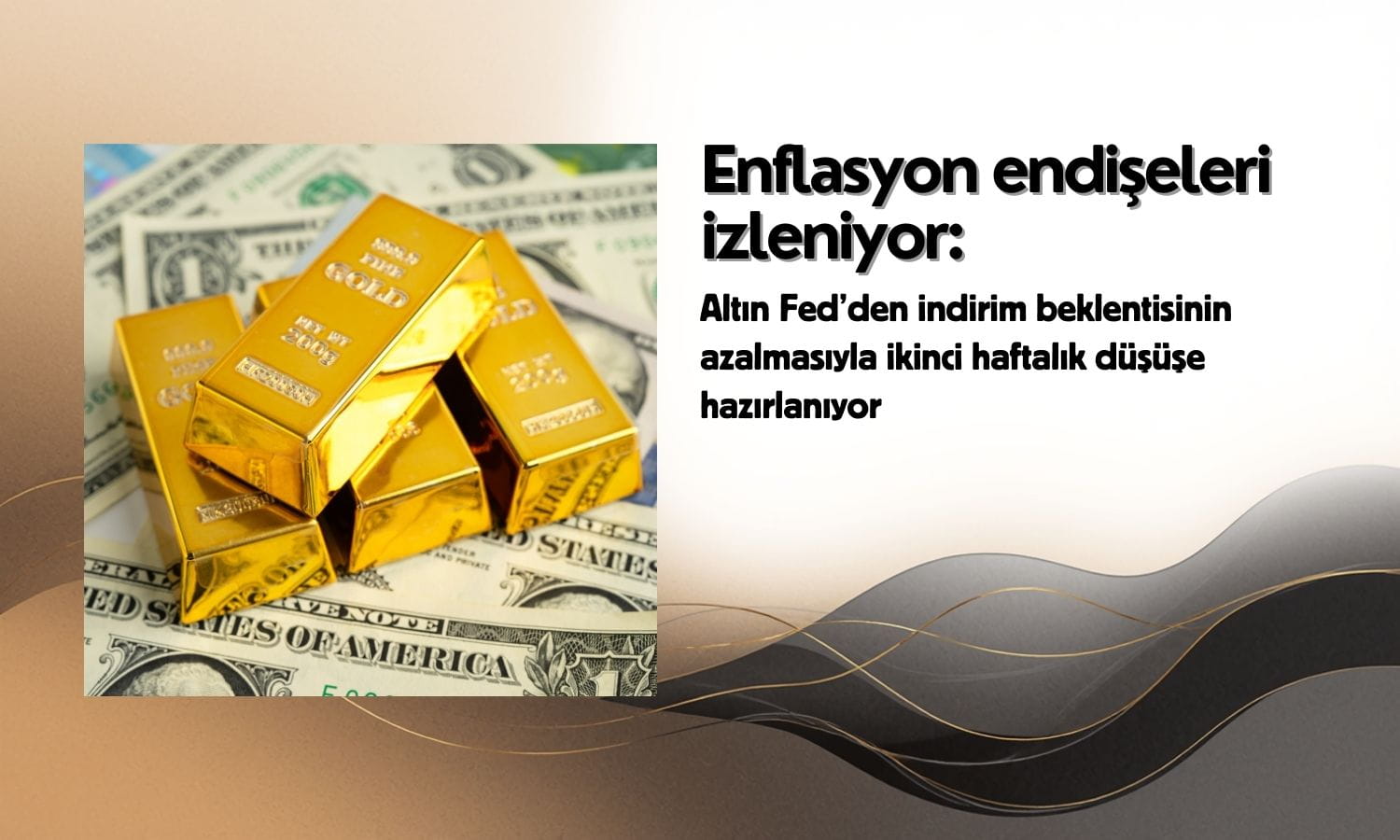 Altın ikinci kez haftalık düşüşle kapanışa hazırlanıyor