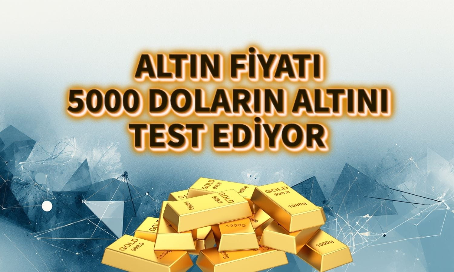 Altın ons fiyatı 5000 doların altını test ediyor