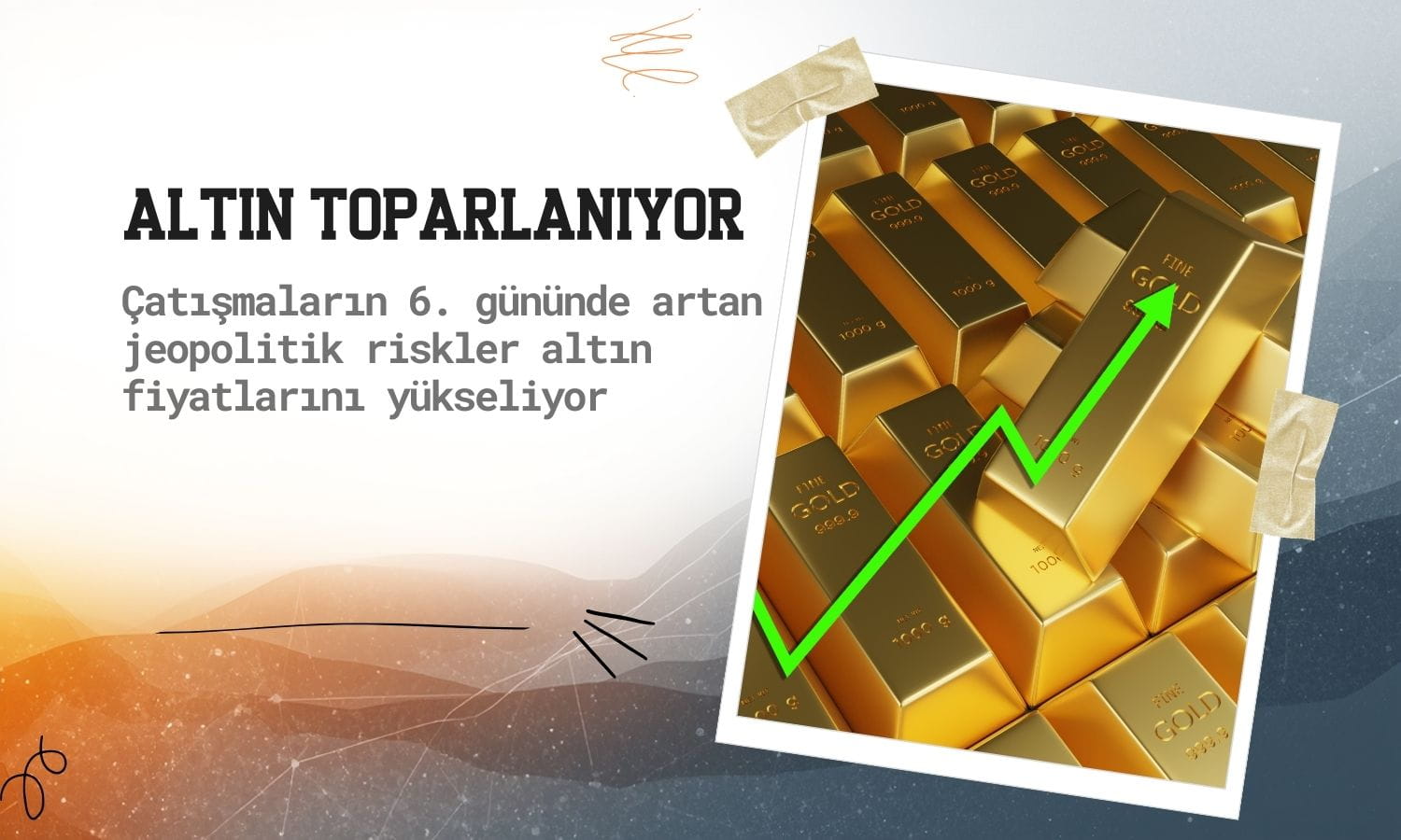 Altın toparlanıyor: Güvenli liman talebiyle kritik destek üstünde