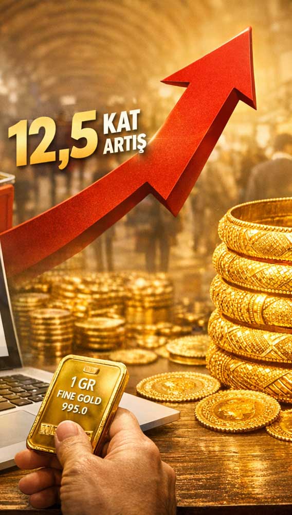 Altına hücum internete taştı: Satışlar 12,5 kat arttı