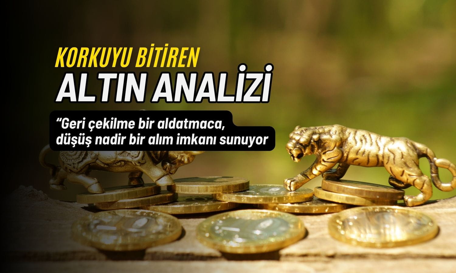 Altındaki gerileme bir aldatmaca: “Bu nadir görülen alım imkanıdır”