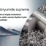 Alüminyum fiyatları 4 yılın zirvesine yaklaştı