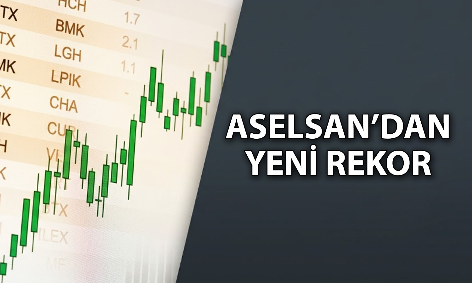 Aselsan borsadan pozitif ayrışıyor! Yeni rekor seviye görüldü