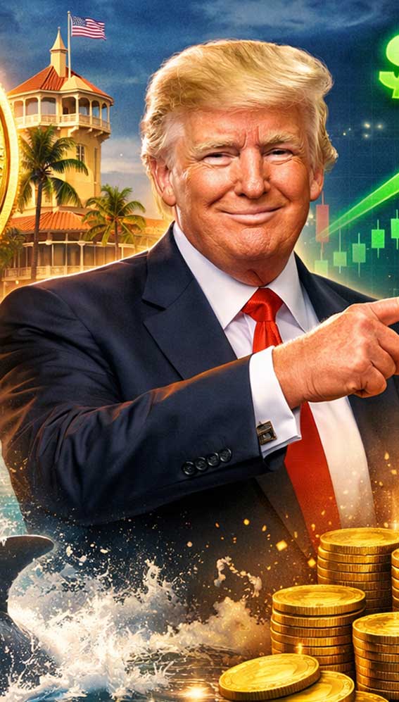 Balinalar TRUMP token topladı: Fiyat sert yükseldi