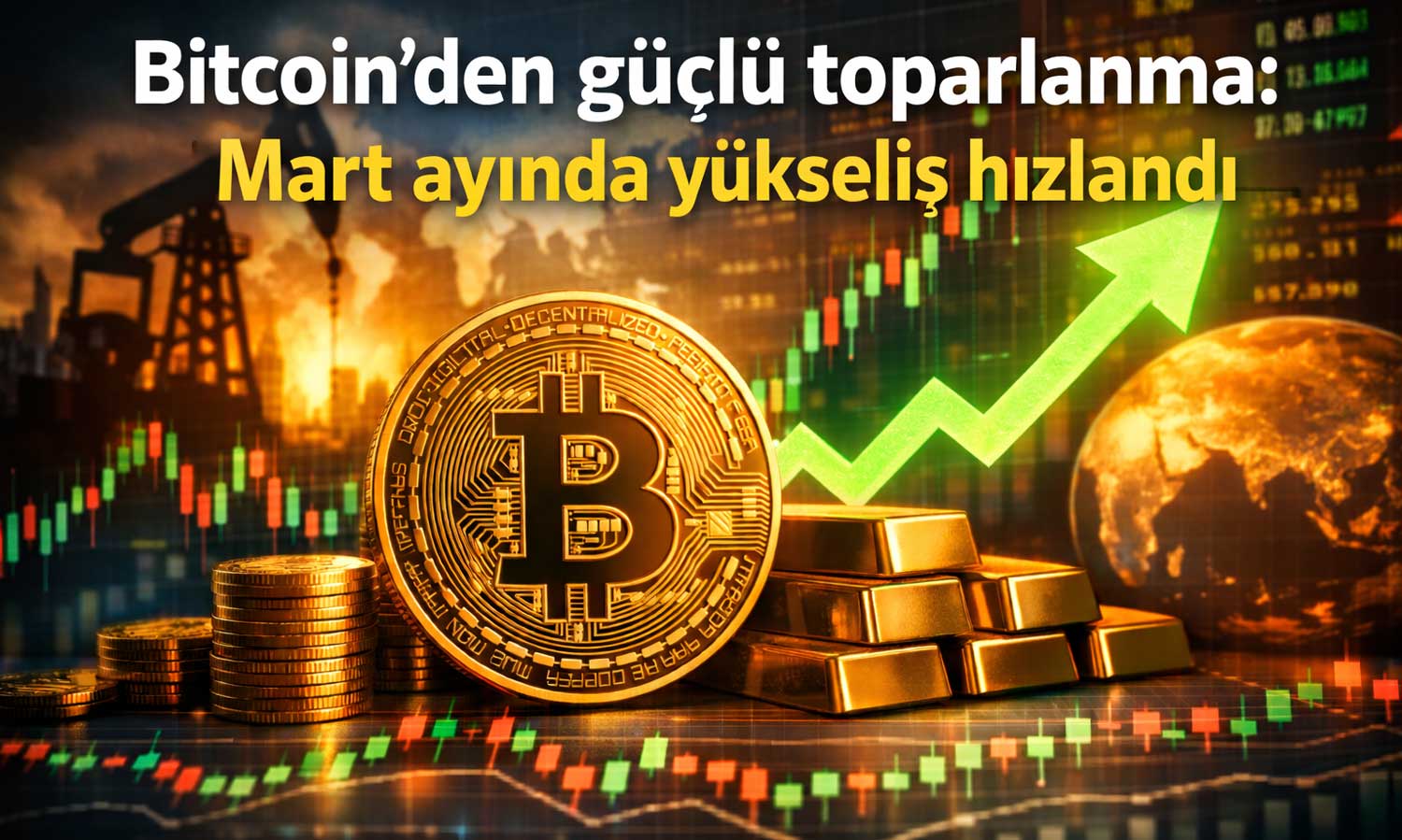 Bitcoin 74 bin dolara yaklaştı:  Bir ayın zirvesi görüldü
