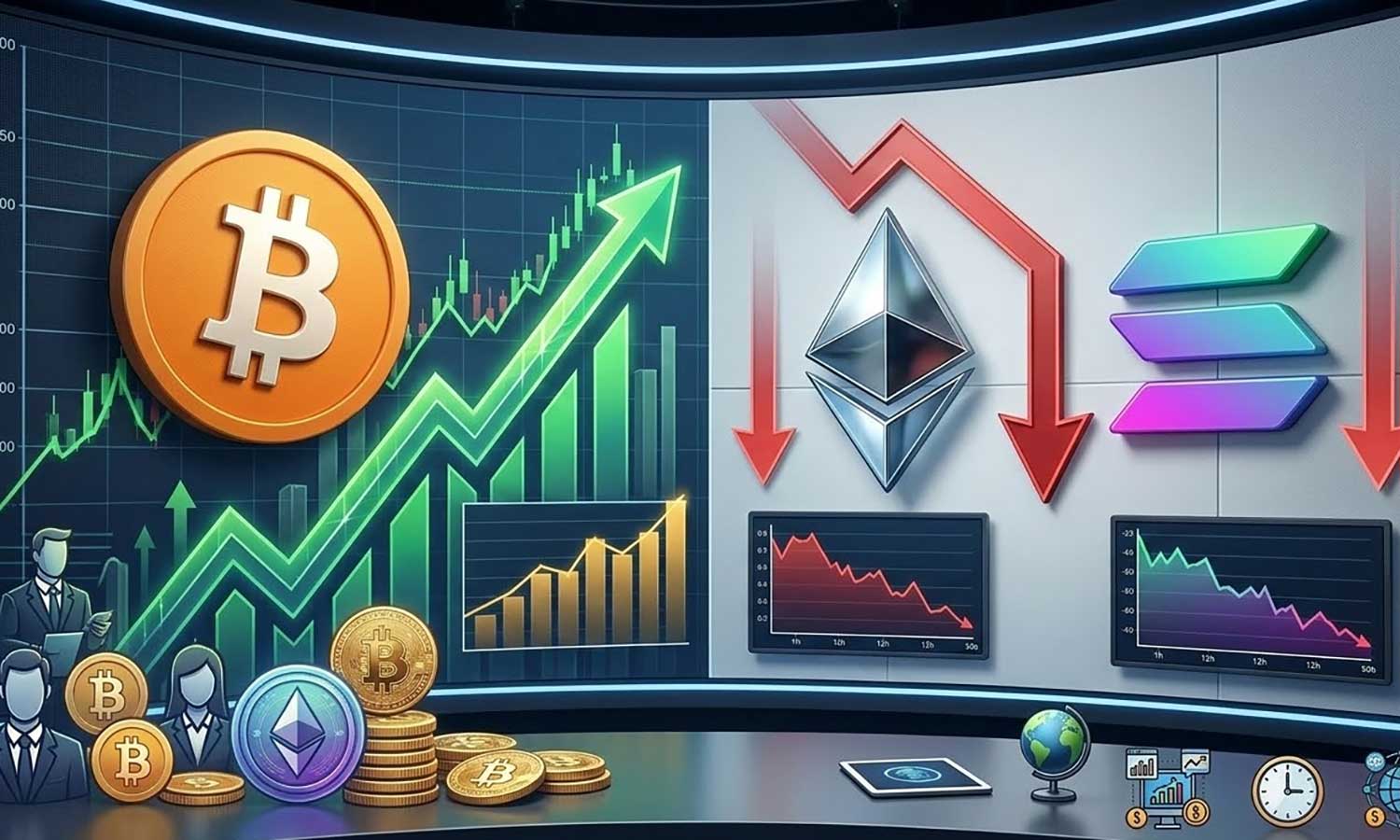 Bitcoin ETF’leri yeniden para çekti: Ethereum ve XRP fonları kan kaybediyor