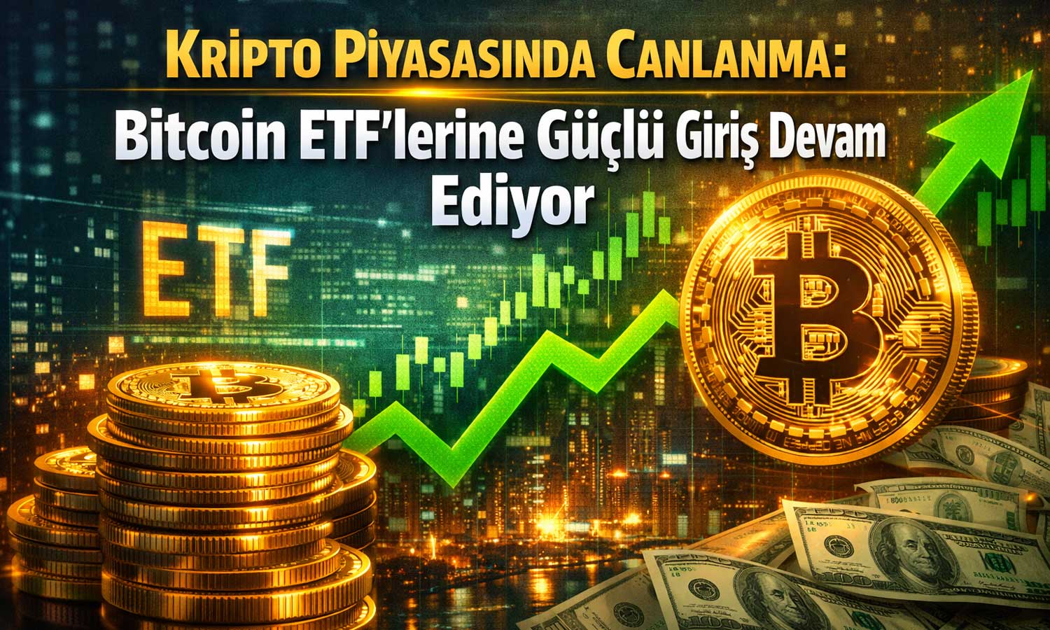 Bitcoin ETF’lerine 6 günlük para akışı: 1 milyar dolara yaklaşıldı
