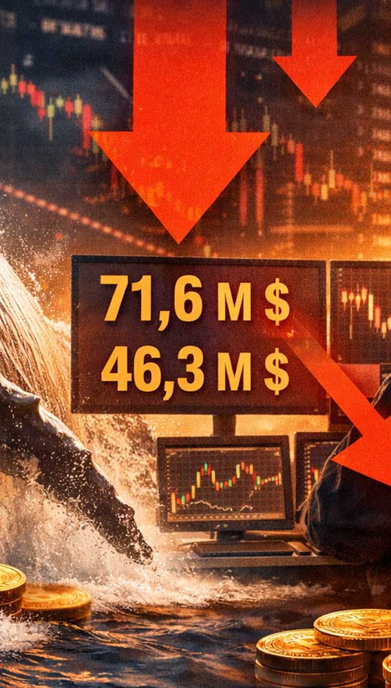 Bitcoin’de balina satışı: 72 milyon dolarlık dev işlem