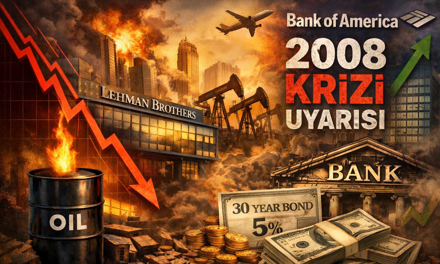 BofA’dan piyasalara uyarı: Gidişat 2008 krizine benziyor