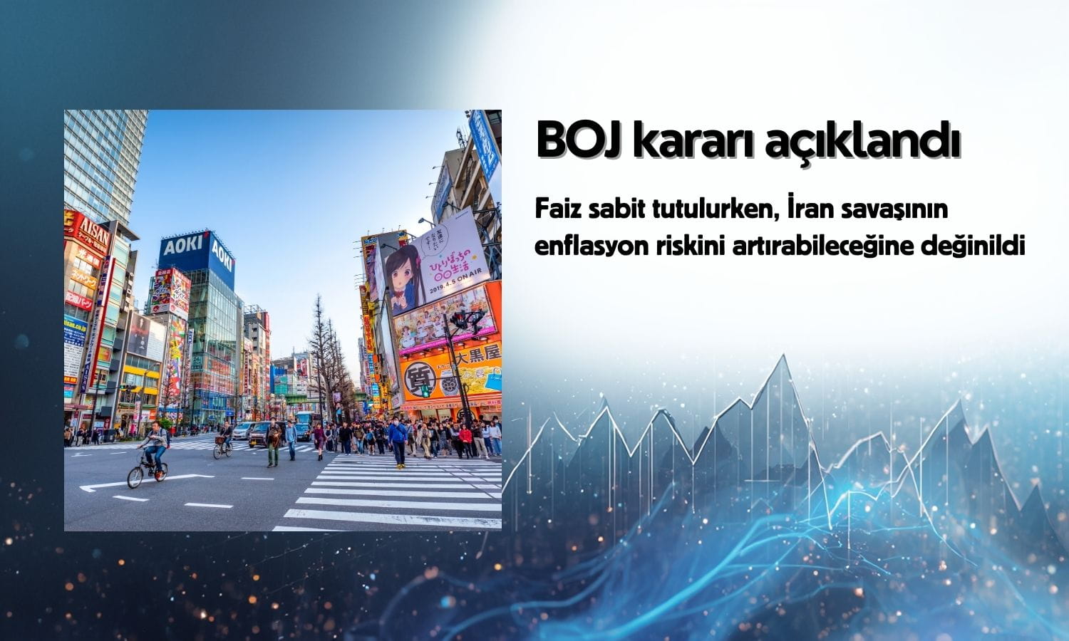 BOJ faizi sabit tuttu: İran savaşı enflasyon riskini artırabilir