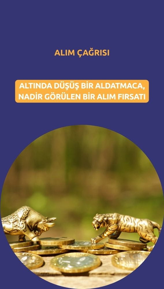 Altındaki gerileme bir aldatmaca: 