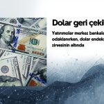 Dolar geri çekildi, merkez bankaları haftasına odaklanıldı