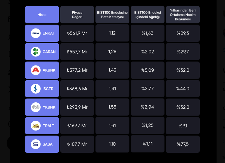 Endeks yükselirken başı çekecek 7 adet hisse senedi