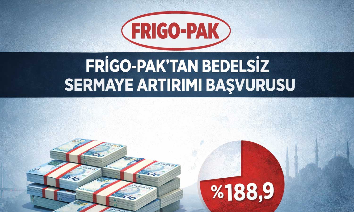 Frigo-Pak sermayesini 850 milyon TL’ye yükseltiyor