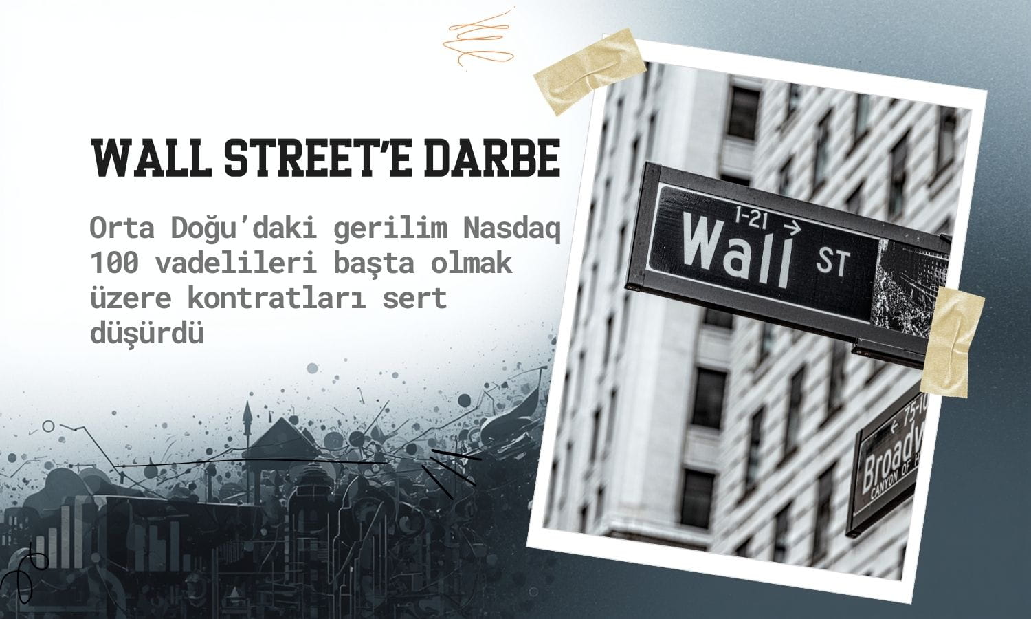 Gerilim Wall Street’i vurdu: Nasdaq vadelilerinde sert düşüş