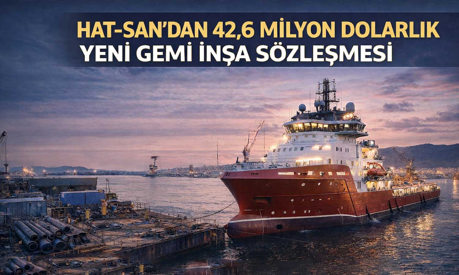 Hat-San’dan 42,6 milyon dolarlık dev gemi anlaşması
