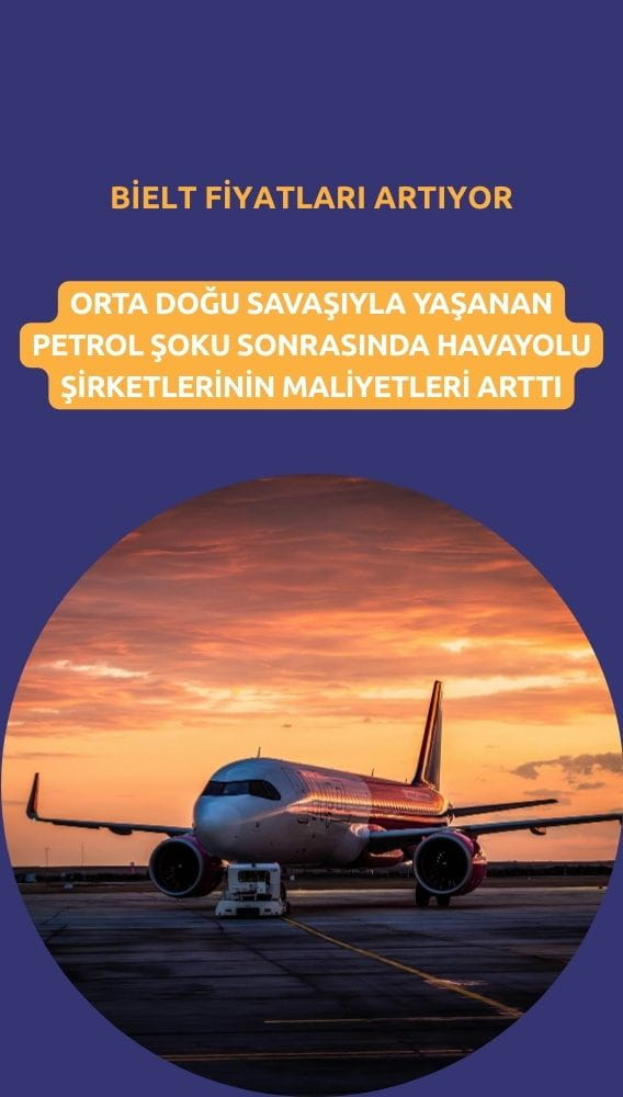 Havayolları petrol şoku sonrası bilet fiyatlarını artırıyor